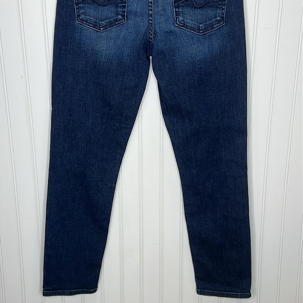 7 for all Mankind Crop Roxanne Dark Wash Jeans Size 26 - Picture 7 of 10